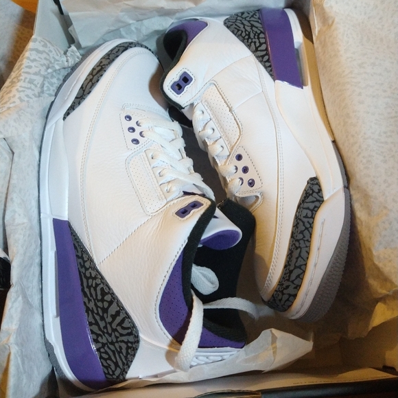 Jordan 3 retro dark Iris - Picture 2 of 4